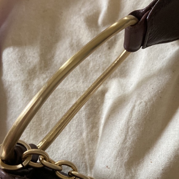 Botkier Leather Gold Horn Shoulder Bag - Picture 7 of 16